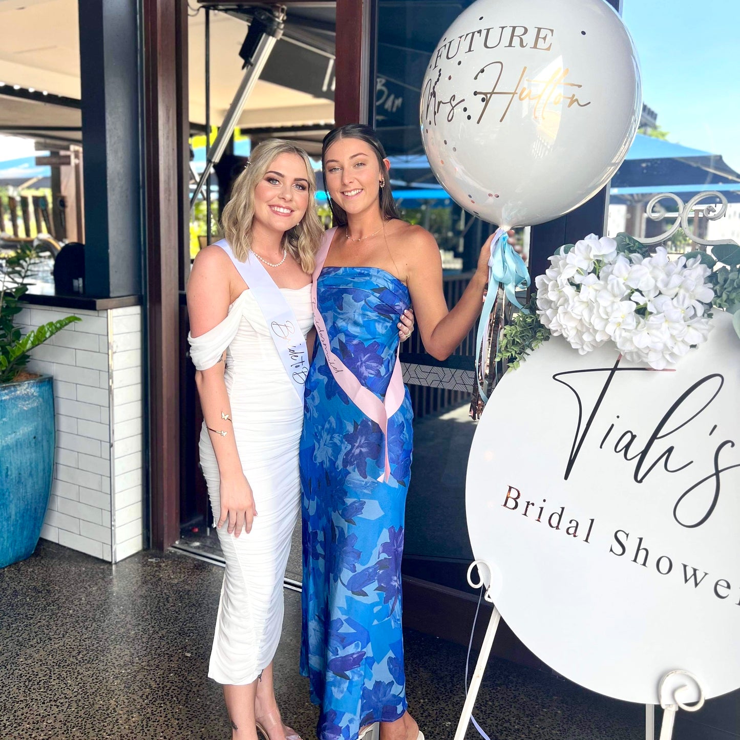 Sign, Easel & Personalised Balloon Package