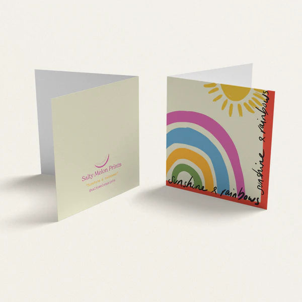 Sunshine & Rainbows Mini Card