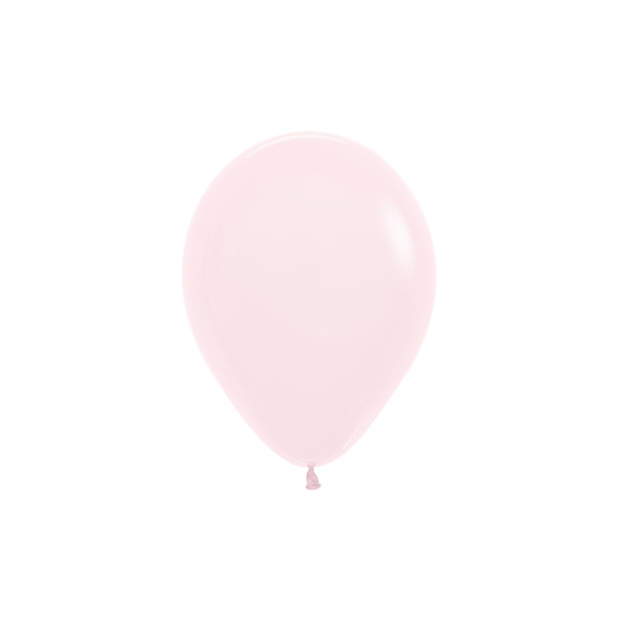 12cm Pastel Matte Pink Latex Balloon