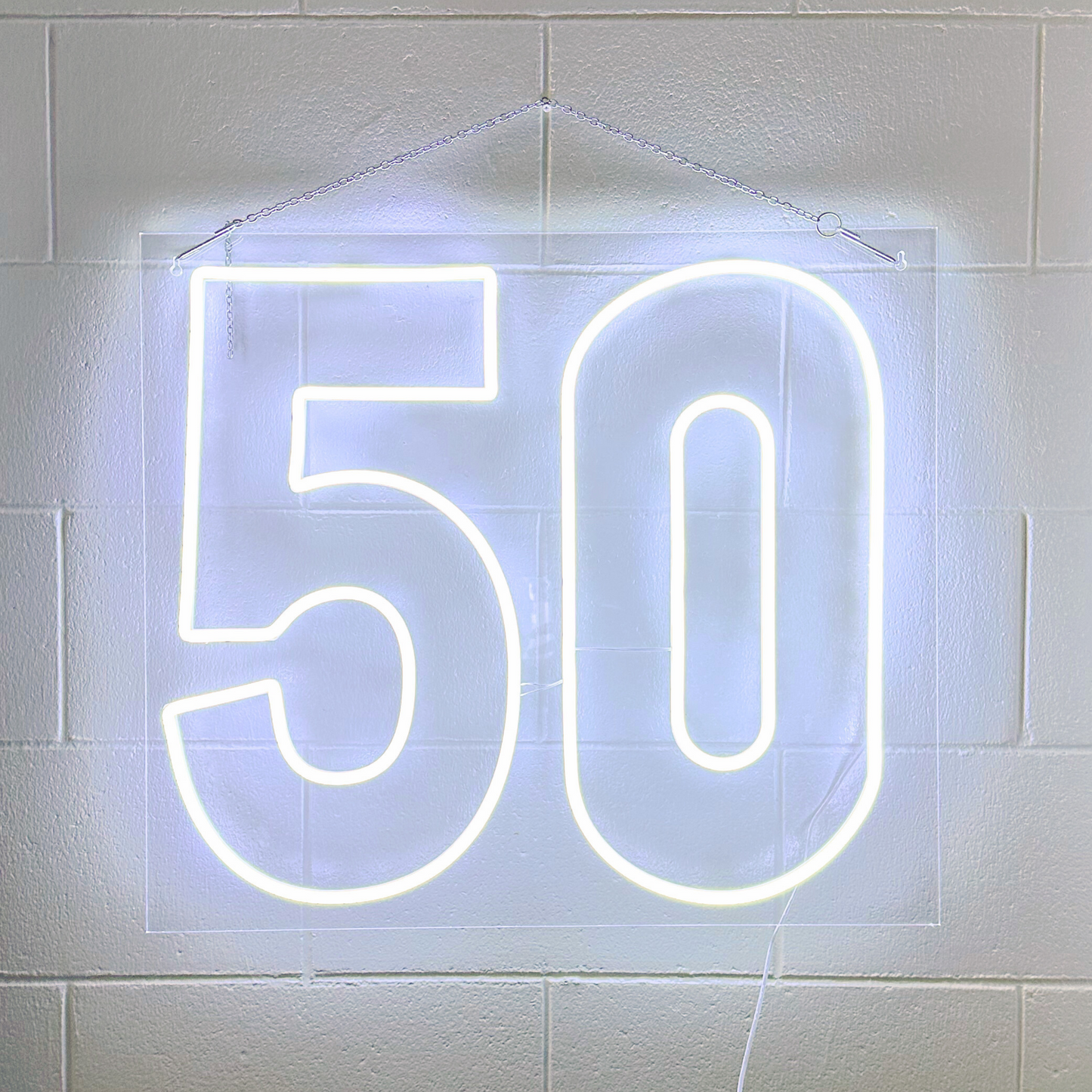 "50" Neon