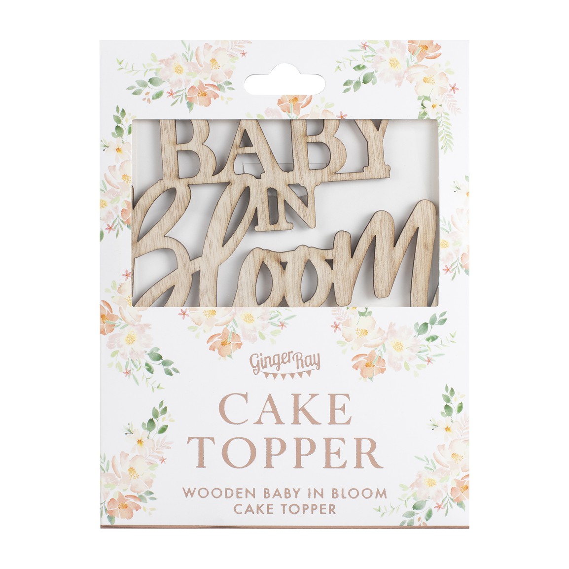 Baby in Bloom Cake Topper