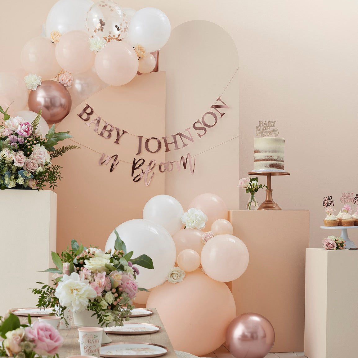 Baby in Bloom Cake Topper