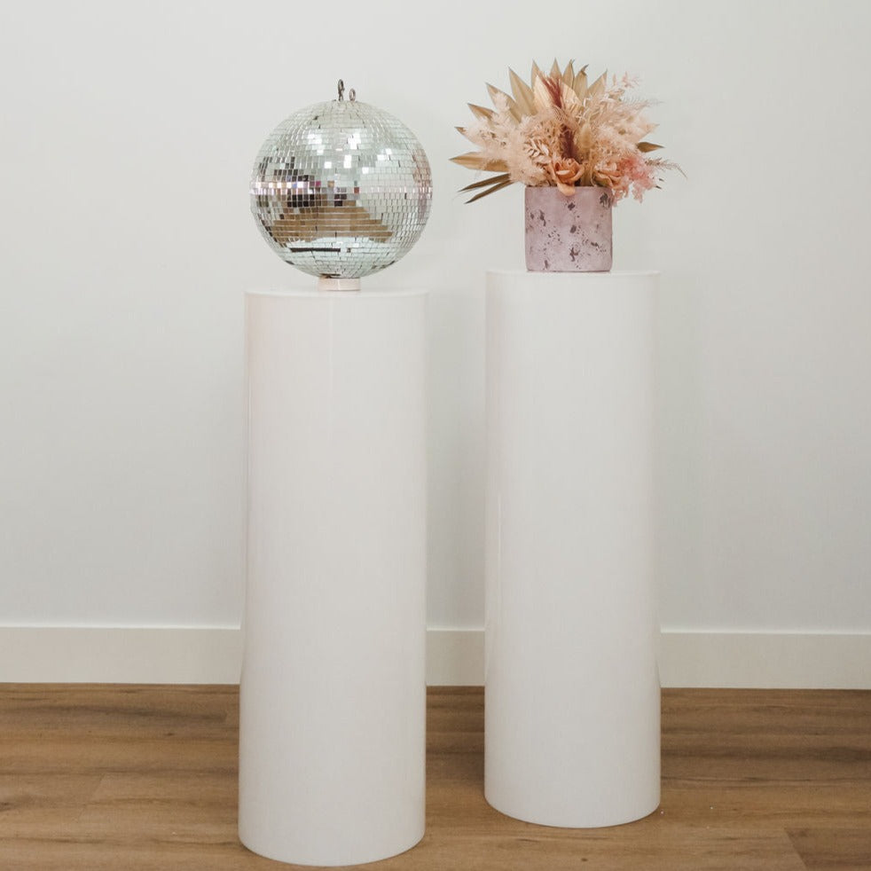 White Acrylic Cake Stand