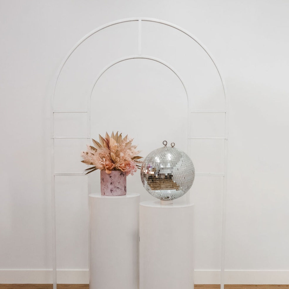 White Acrylic Cake Stand