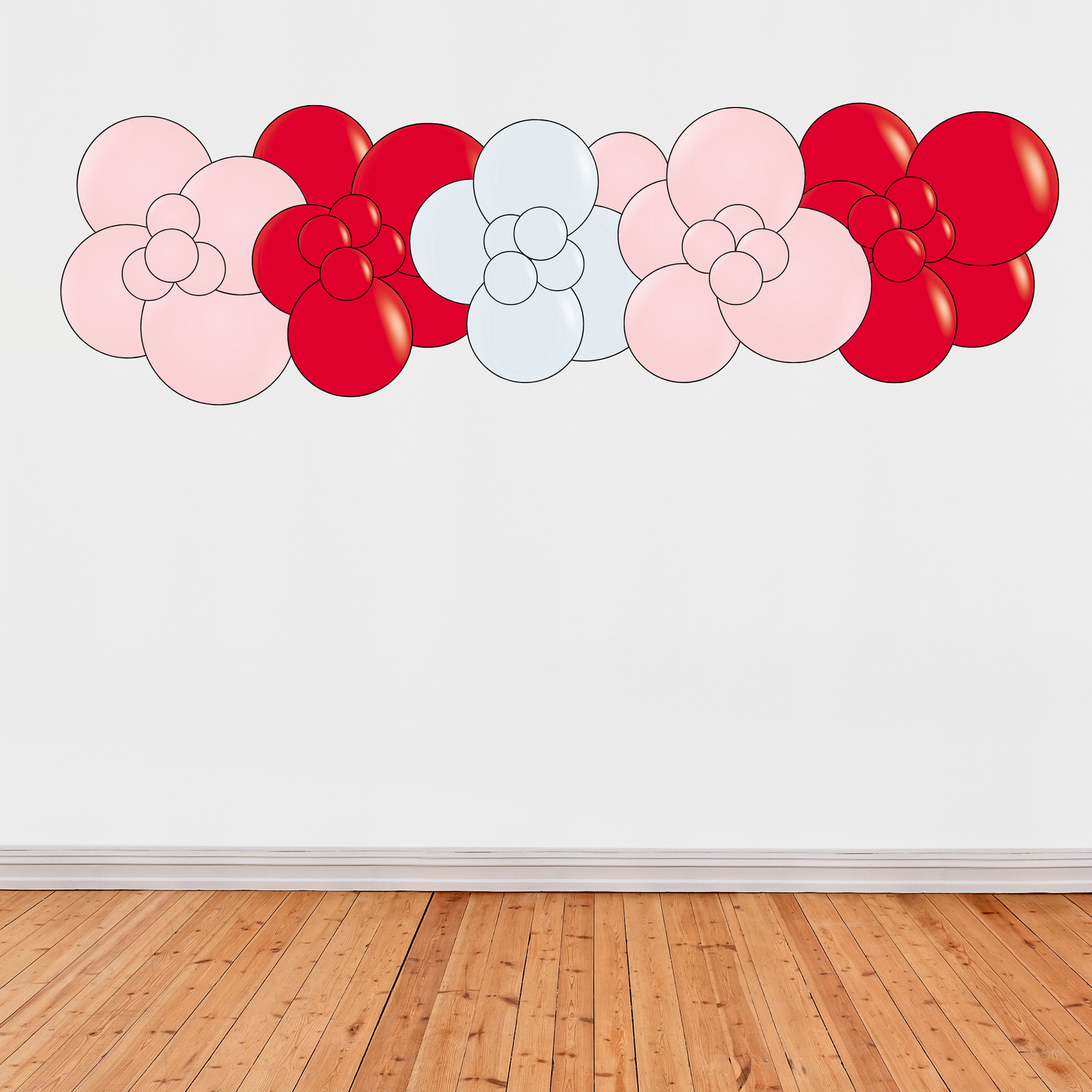 Strawberries & Cream Drop & Go Garland
