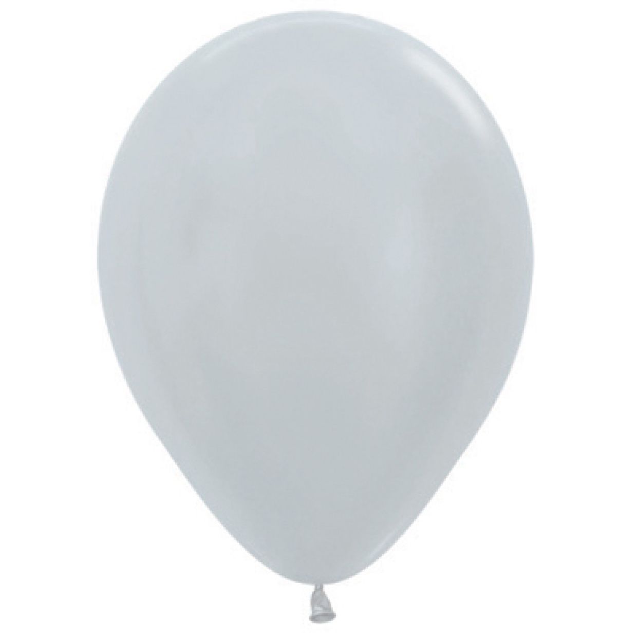 30cm Pearl Silver Latex Balloon