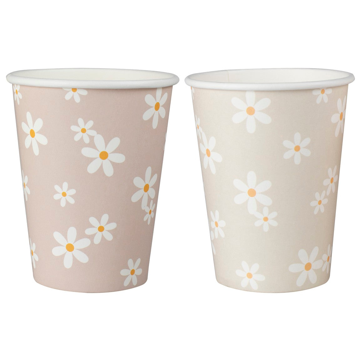 Floral Daisy Cups