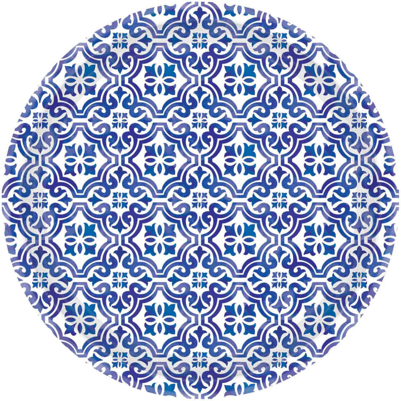 Mediterranean 17cm Paper Plate