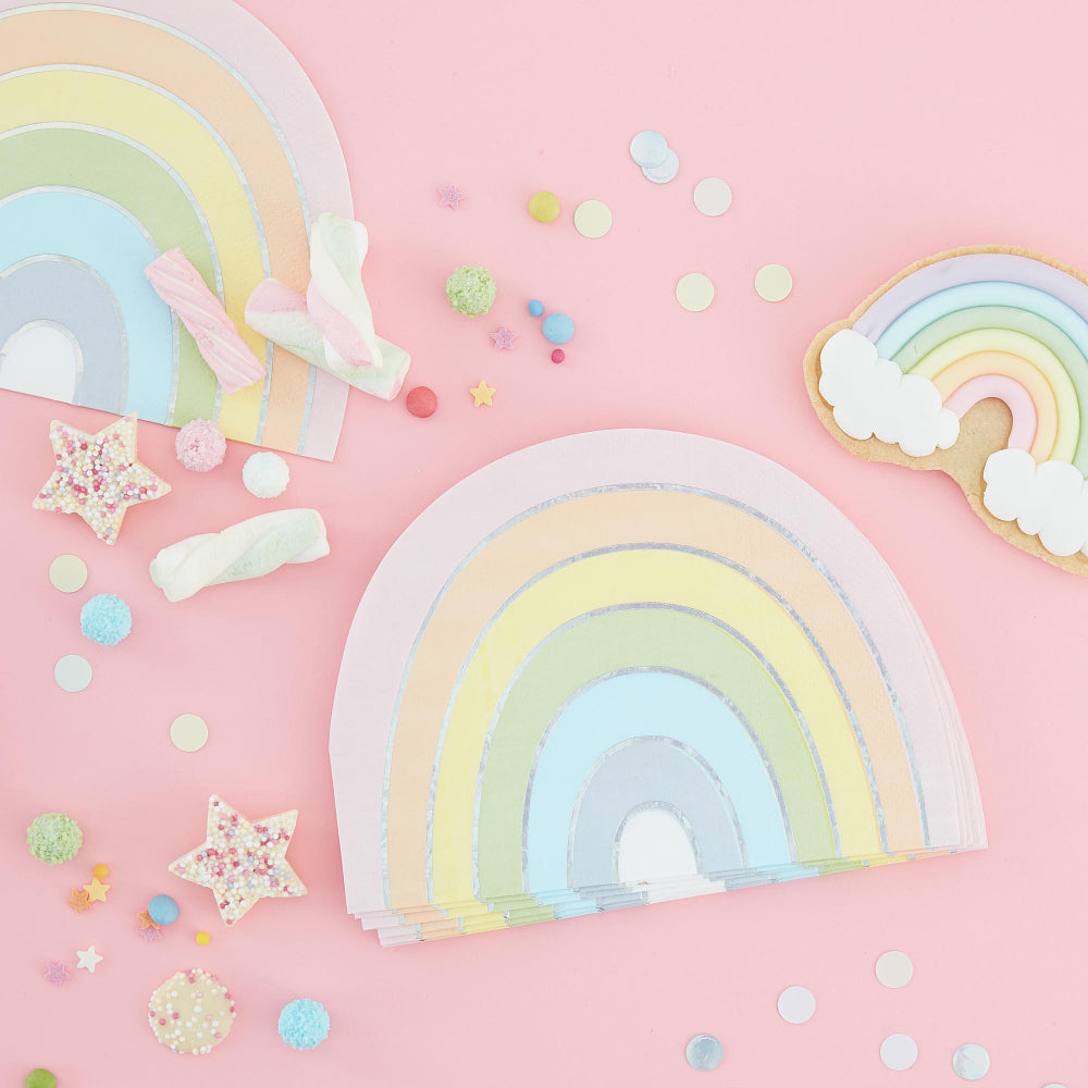 Pastel Rainbow Napkin