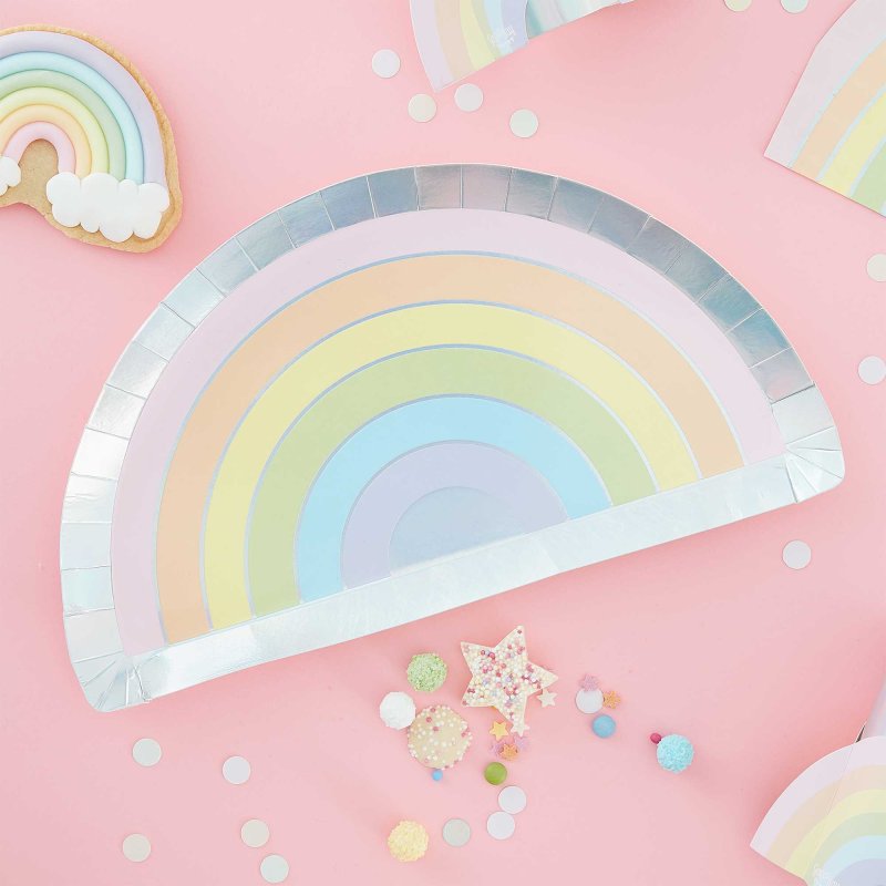 Pastel Rainbow Plate