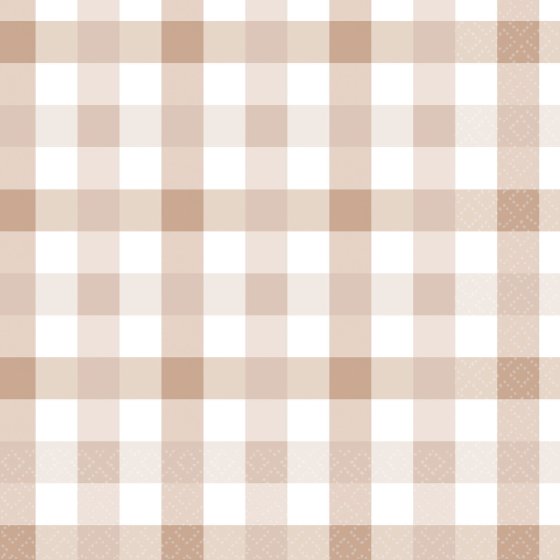 Gingham 23cm Napkin
