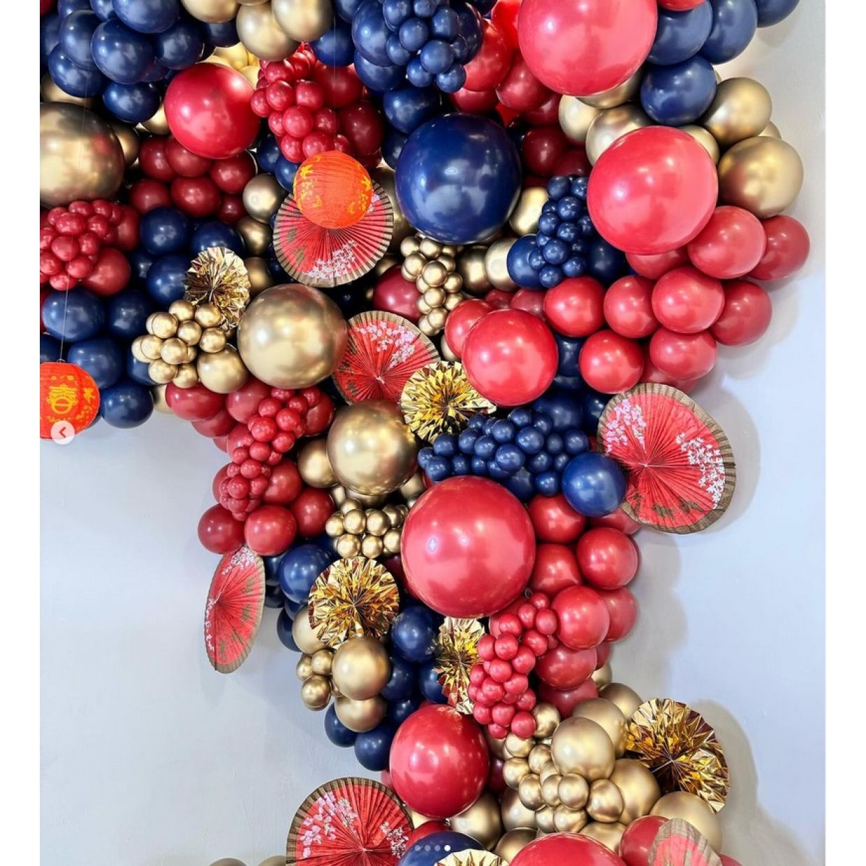 12cm Fashion Fashion Navy Blue Latex Balloon