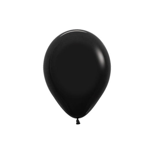 12cm Fashion Black Latex Balloon