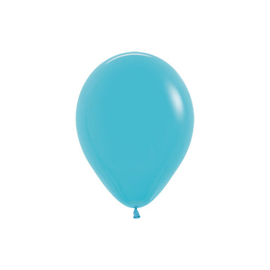 12cm Fashion Caribbean Blue Latex Balloon