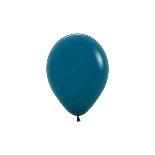 12cm Fashion Deep Teal Latex Balloon