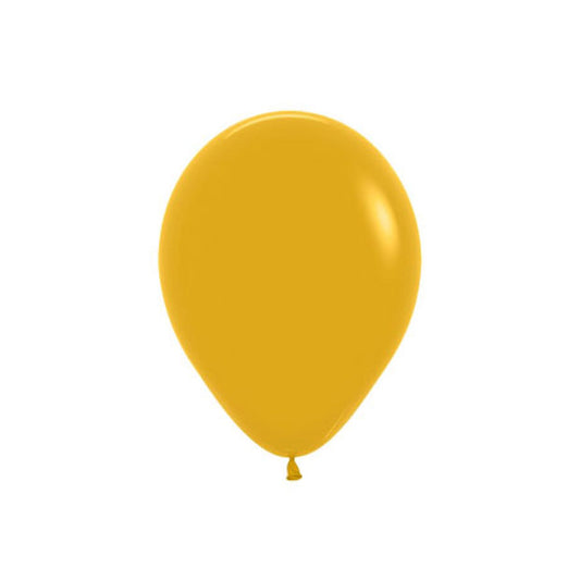 12cm Fashion Mustard Latex Balloon