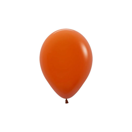 12cm Fashion Sunset Orange Latex Balloon