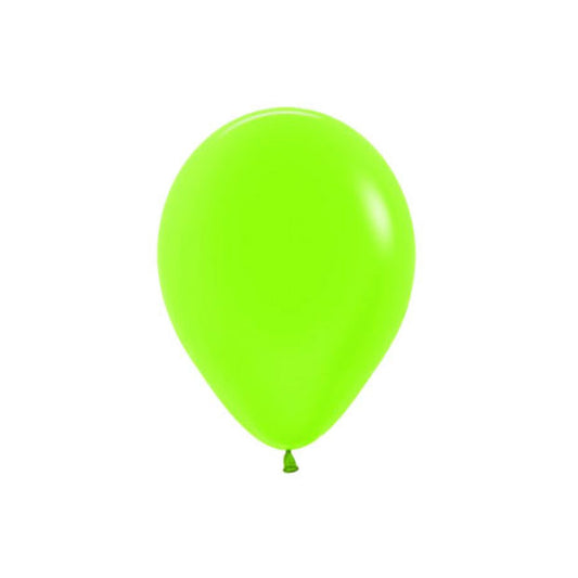 12cm Fashion Neon Green Latex Balloon