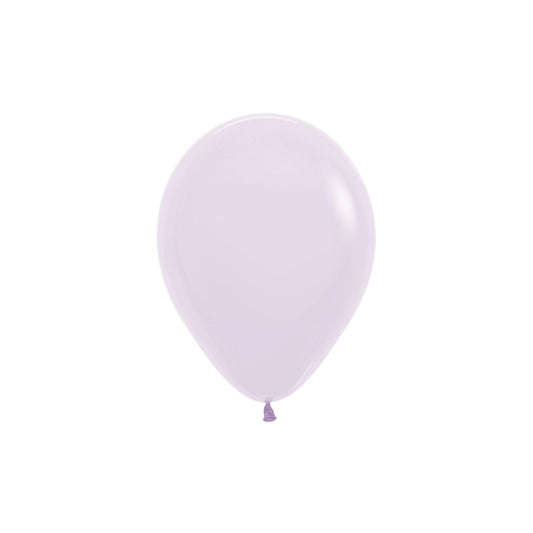 12cm Pastel Matte Lilac Latex Balloon