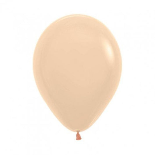 12cm Pastel Matte Malibu Peach Latex Balloon