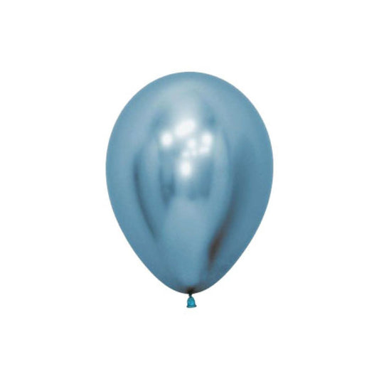 12cm Reflex Blue Latex Balloon