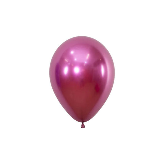 12cm Reflex Fuchsia Latex Balloon