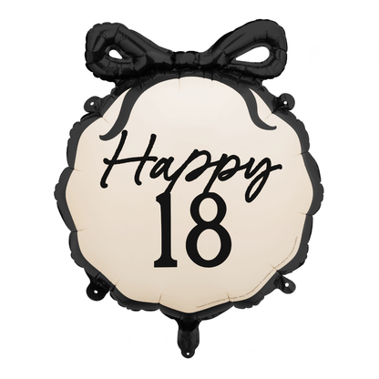 Happy 18 Bow Balloon