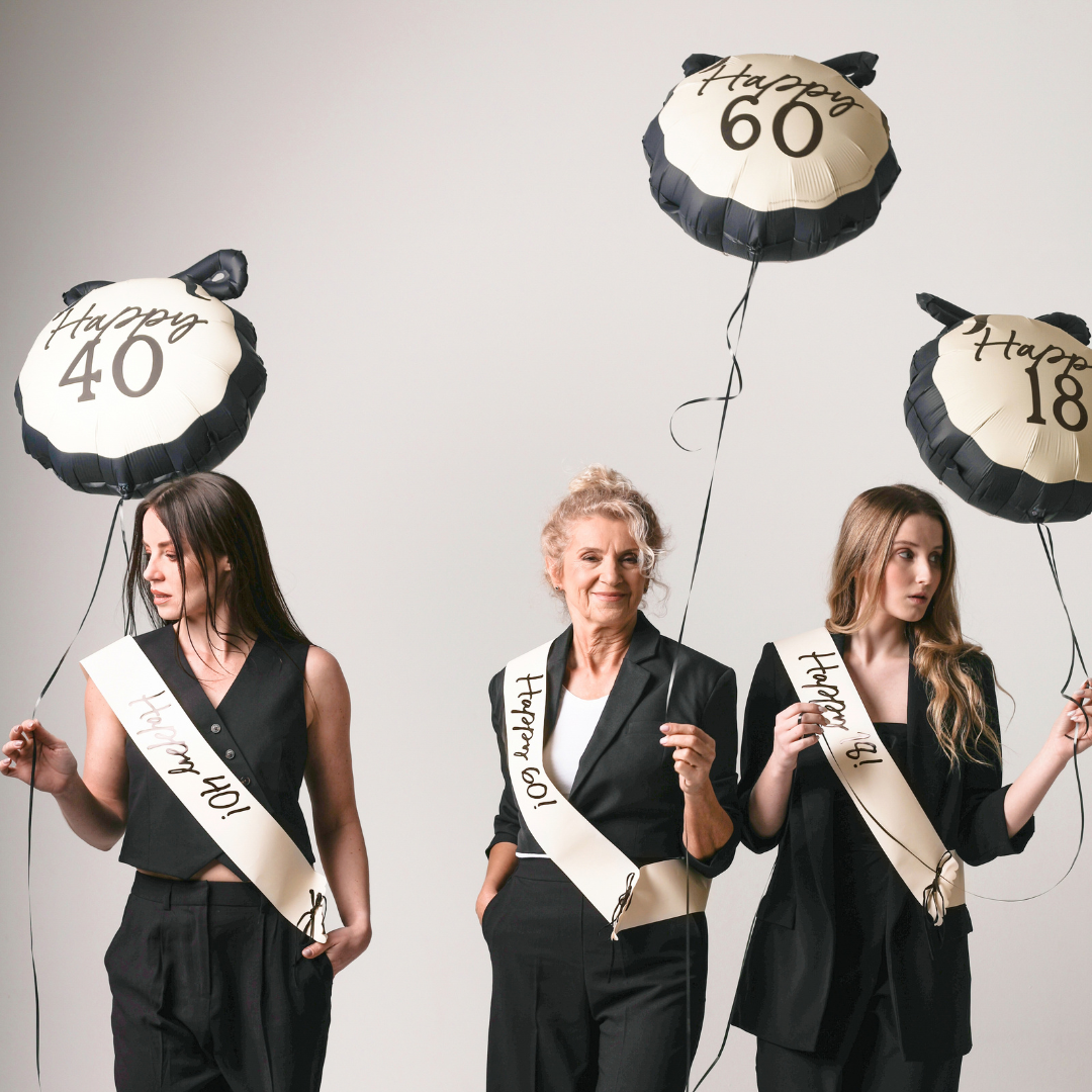 Happy 60 Bow Balloon