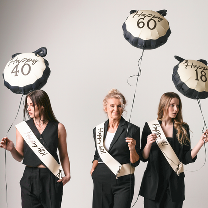 Happy 60 Bow Balloon