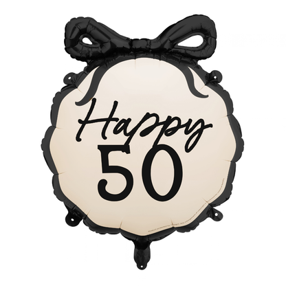 Happy 50 Bow Balloon