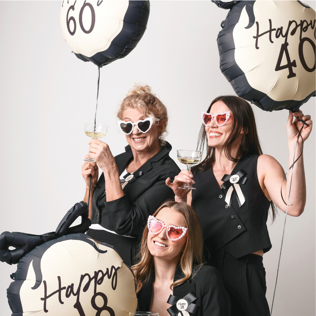 Happy 40 Bow Balloon
