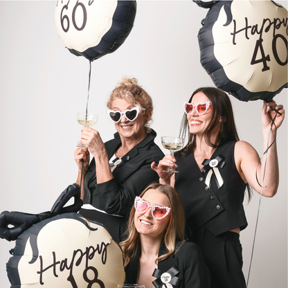 Happy 60 Bow Balloon