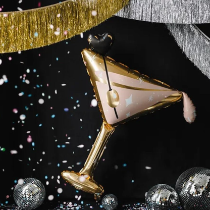 Cocktail Glass 126cm x 93cm Foil Balloon
