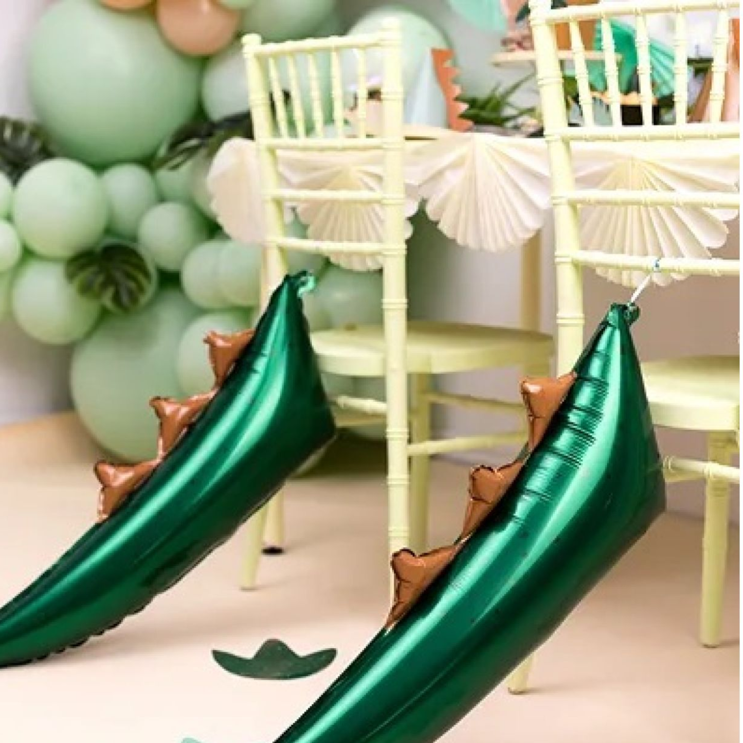 Dinosaur Tail 79cm x 35cm Foil Balloon