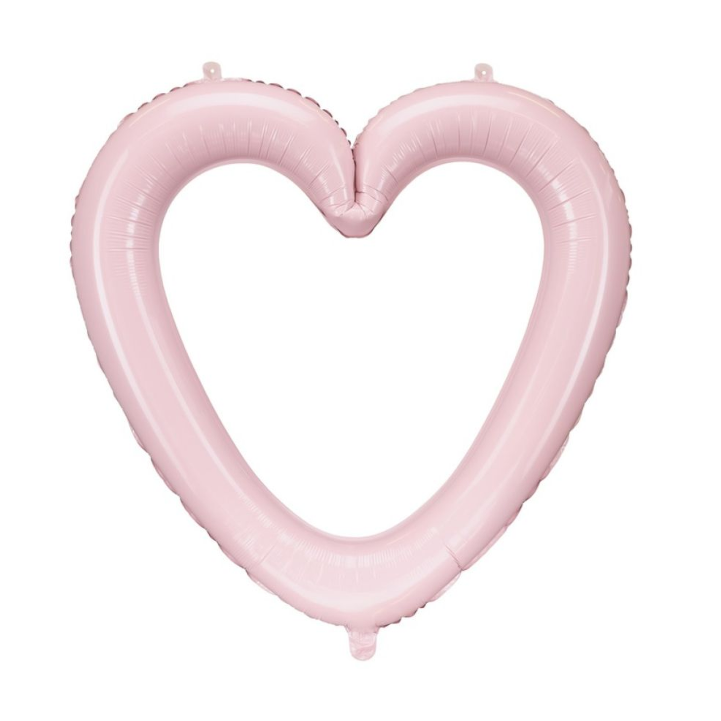 Heart Frame Pink 86cm x 83.5cm Foil Balloon