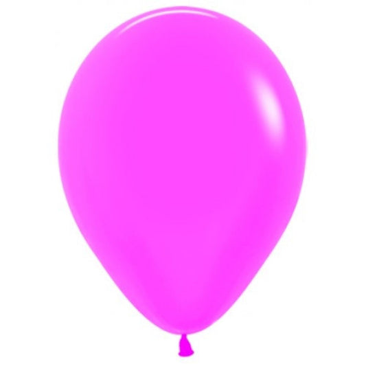 30cm Neon Fuchsia Latex Balloon