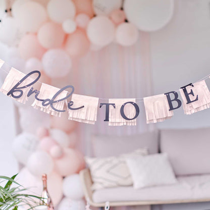 Future Mrs Bride Hen Party Bunting with Tassel Garland