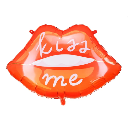 Kiss Me Lips 87 x 65cm Foil Balloon