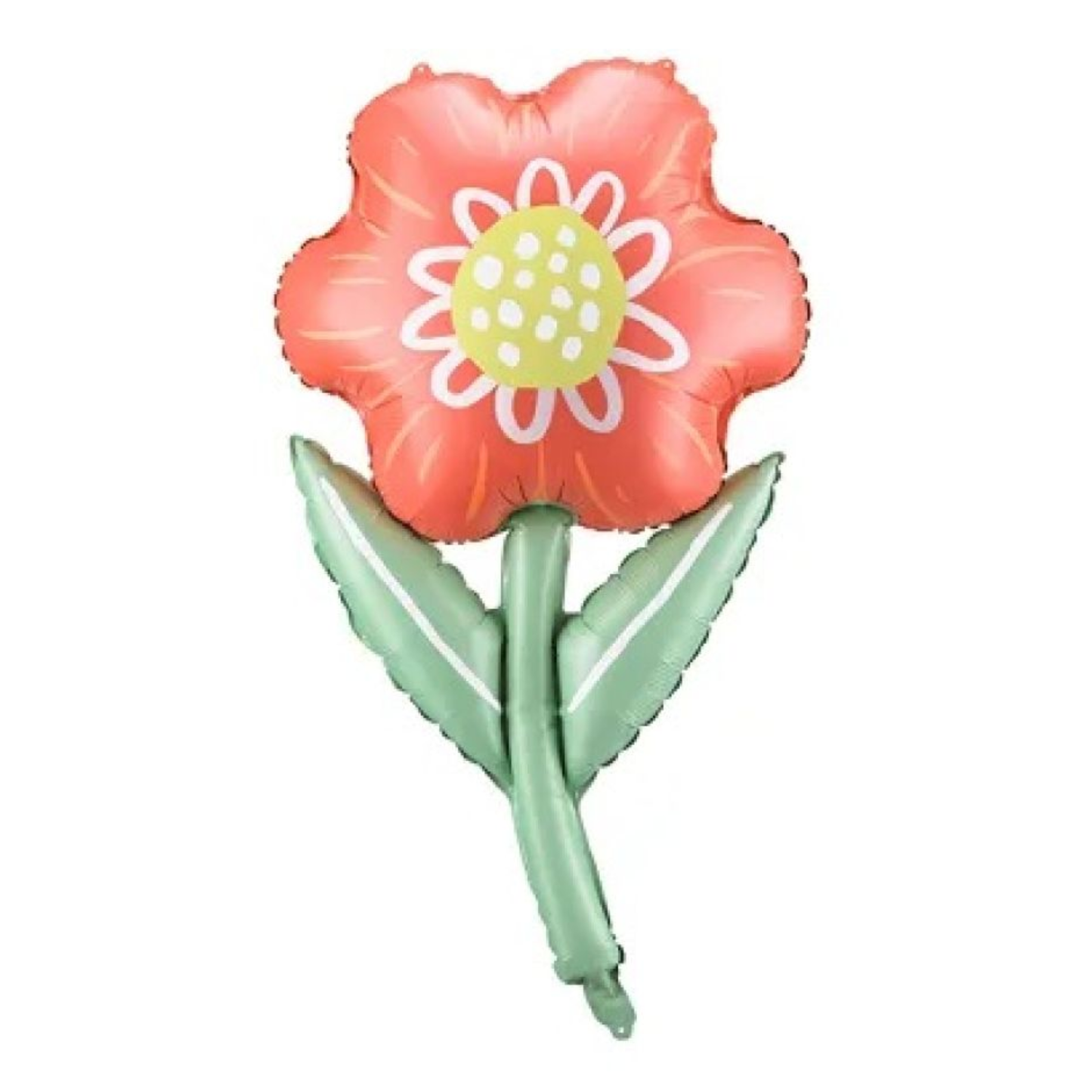 Red Flower 53cm x 96cm Foil Balloon