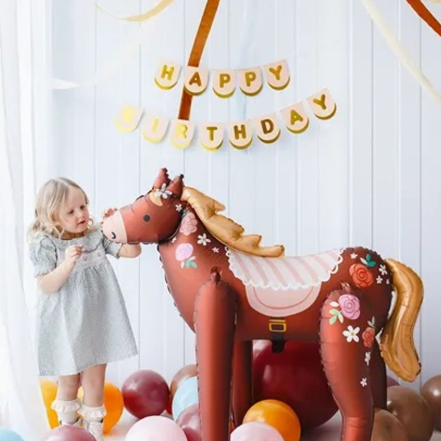 Horse 110cm x 126cm Foil Balloon