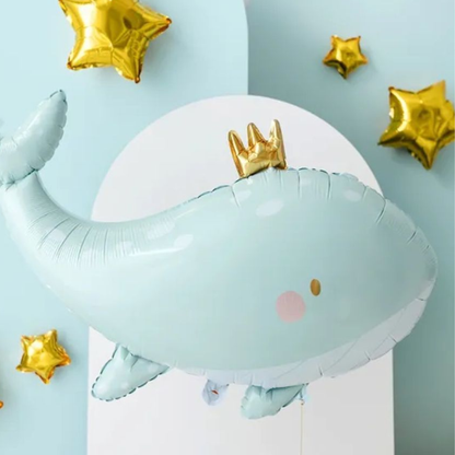 Whale 93cm x 60cm Foil Balloon
